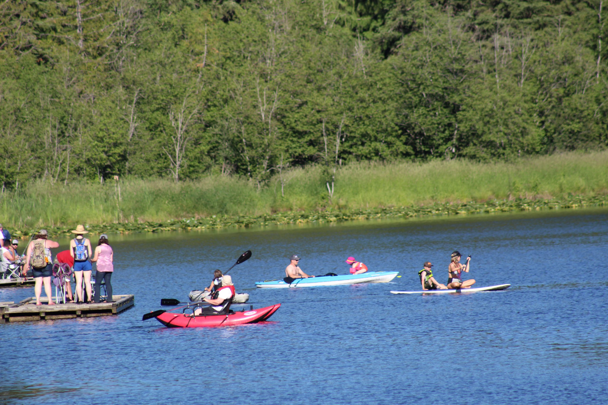 Boating on the Lake