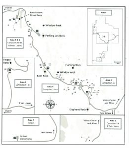 Clerke Rocks Map City of Rocks National Reserve | Department of Parks and Recreation