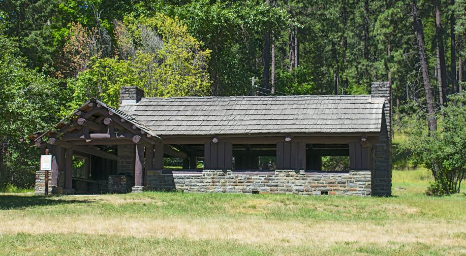Historic CCC picnic shelter