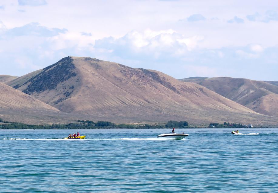 Boating on Bear Lake
