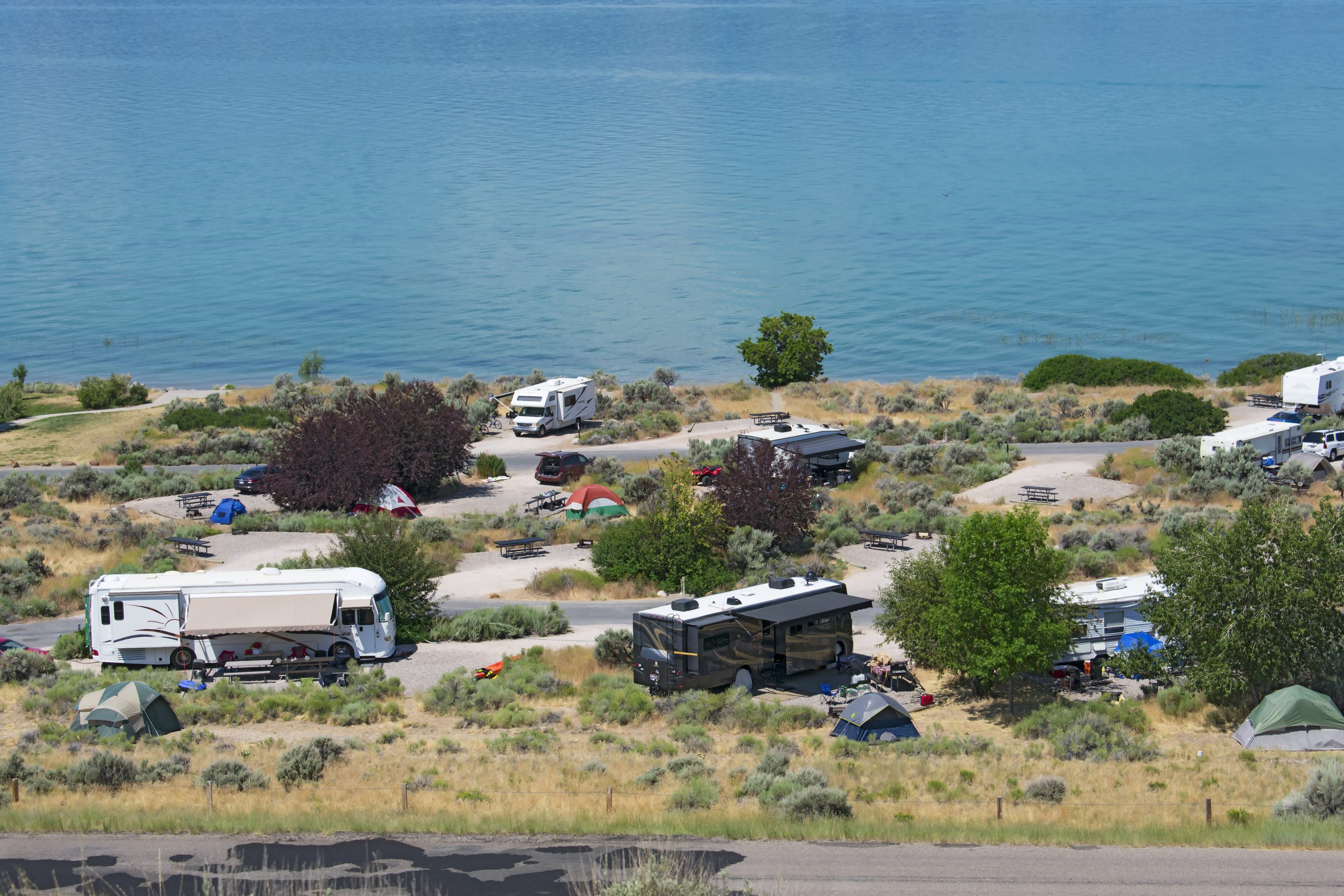 RV Camping at Bear Lake