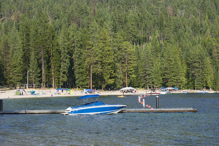 Swimming beach at Priest Lake