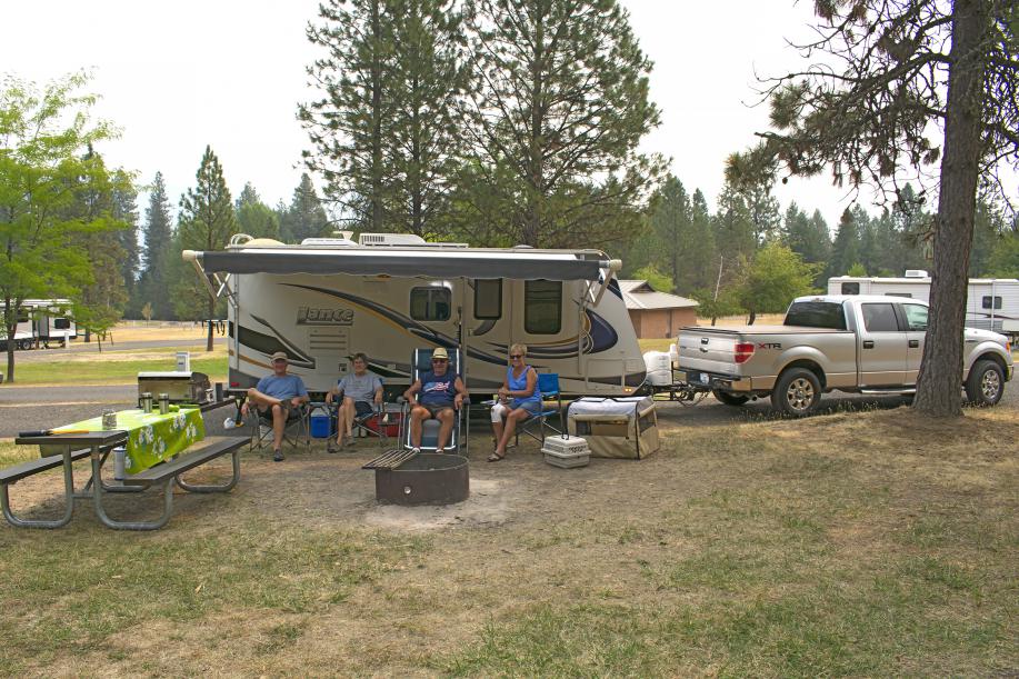 Dworshak offers campsites, cabins, and Three Meadows Group Camp