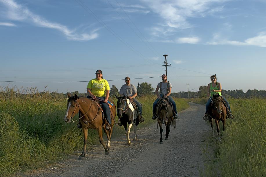 There are five miles of trails available in Eagle Island State Park