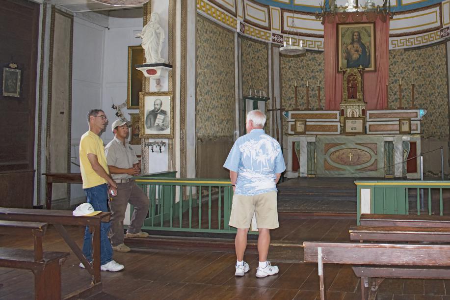 Ranger-led tours are available for the historic church