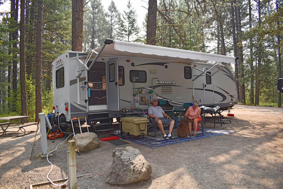 Camping at Winchester Lake
