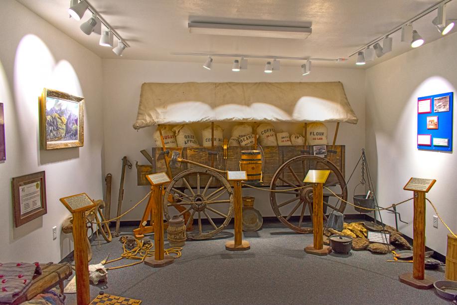 Oregon Trail interpretive exhibit