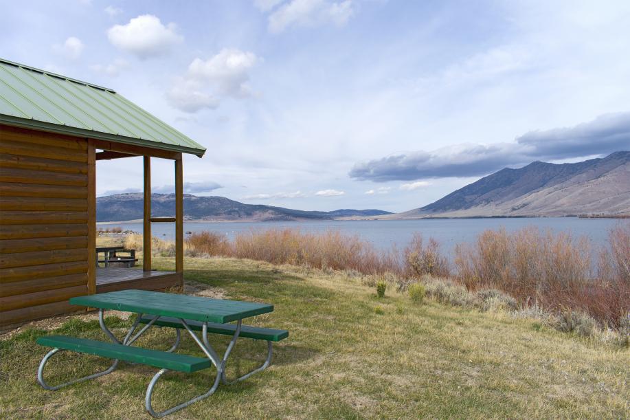 Cabin view at Henry's Lake