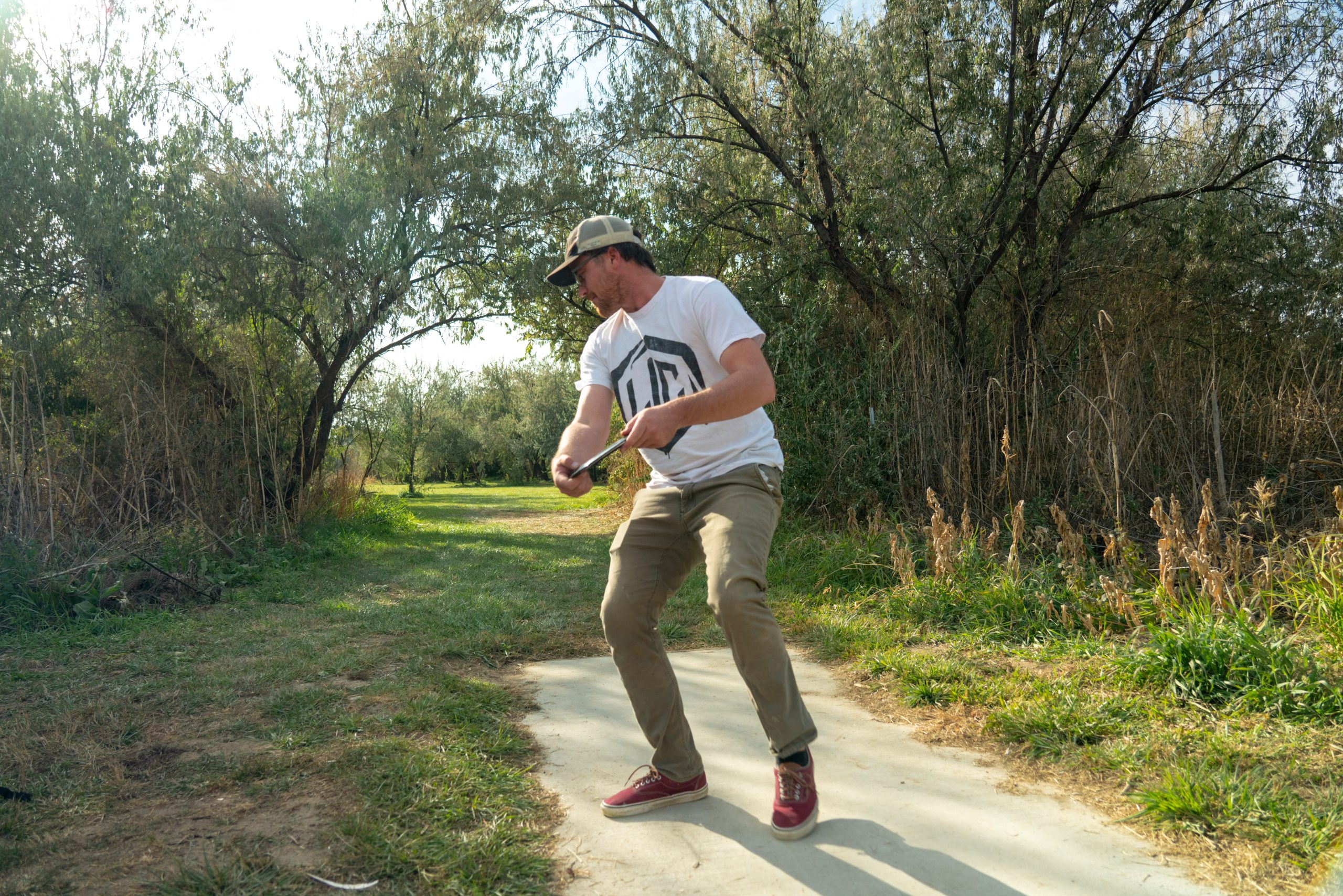 Disc golf is a popular activity
