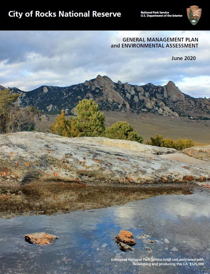 city of rocks general management plan cover