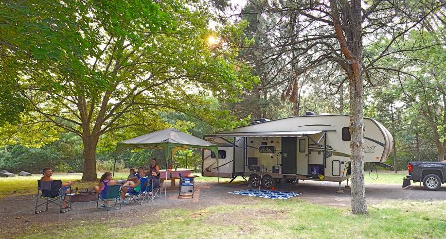 Hells Gate offers over 80 campsites