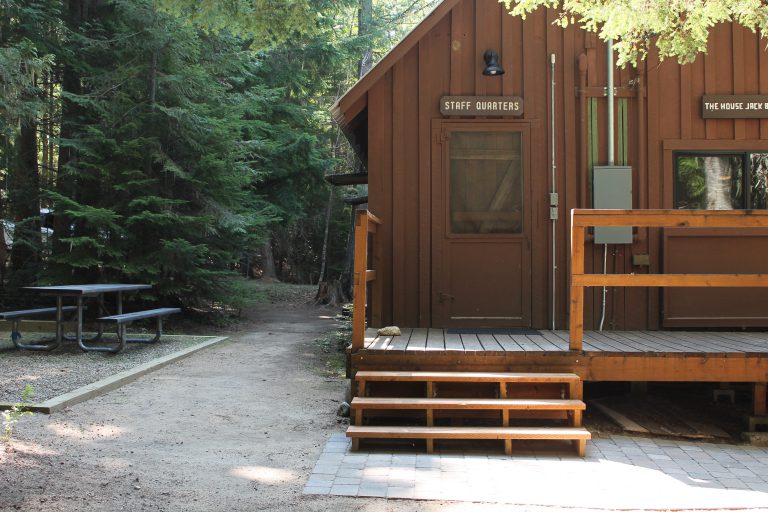 Schaefer cabin in front