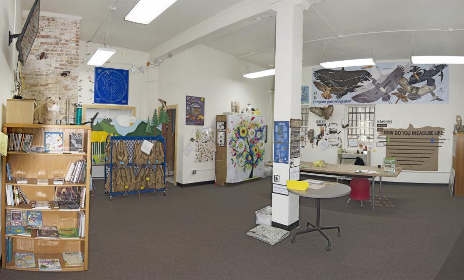 Junior ranger station at the museum