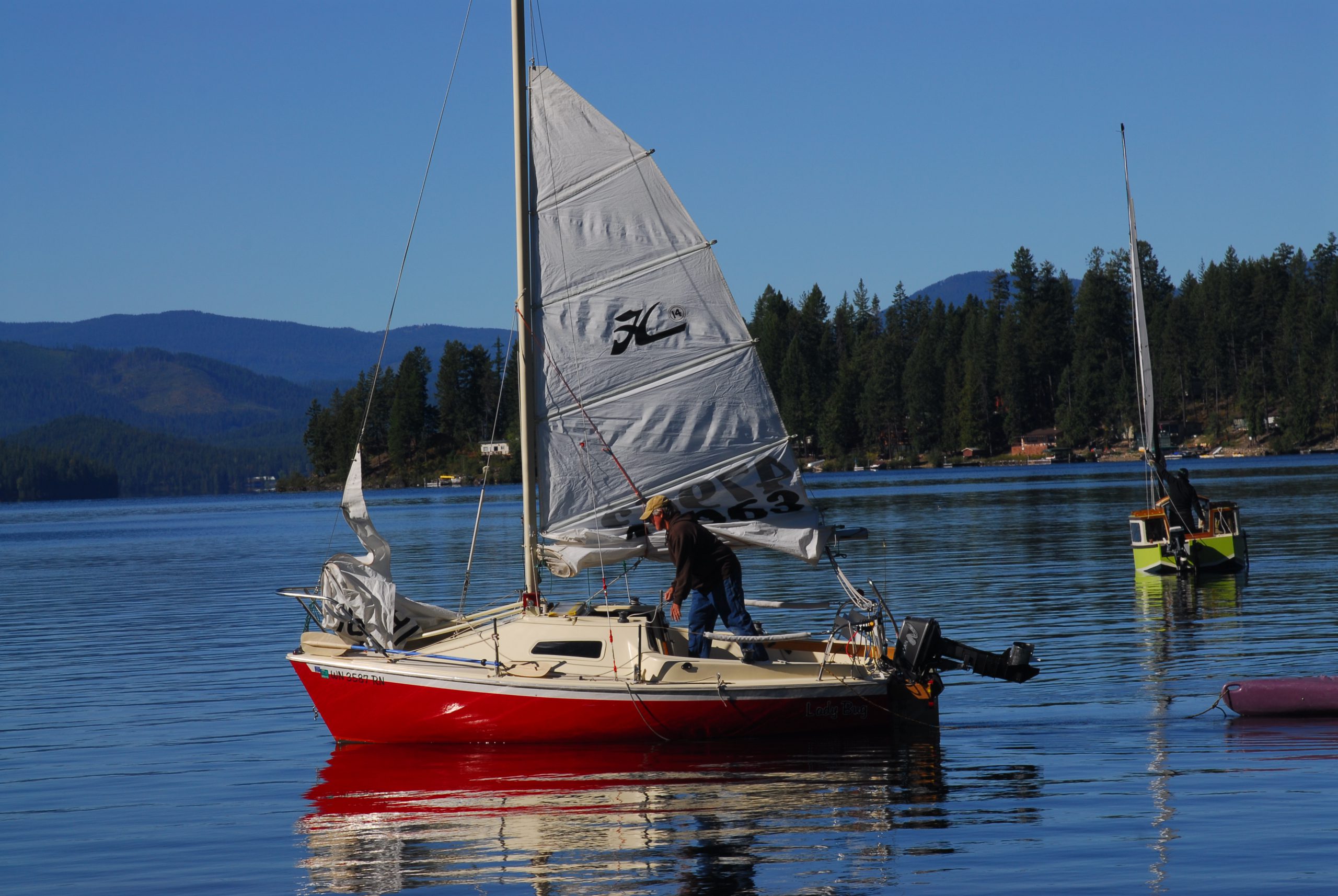 Sailing at Priest Lake State Park