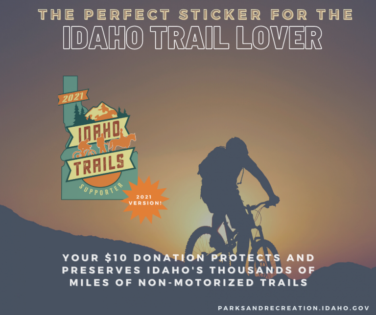 Idaho Trails Supporter Sticker | Department of Parks and Recreation