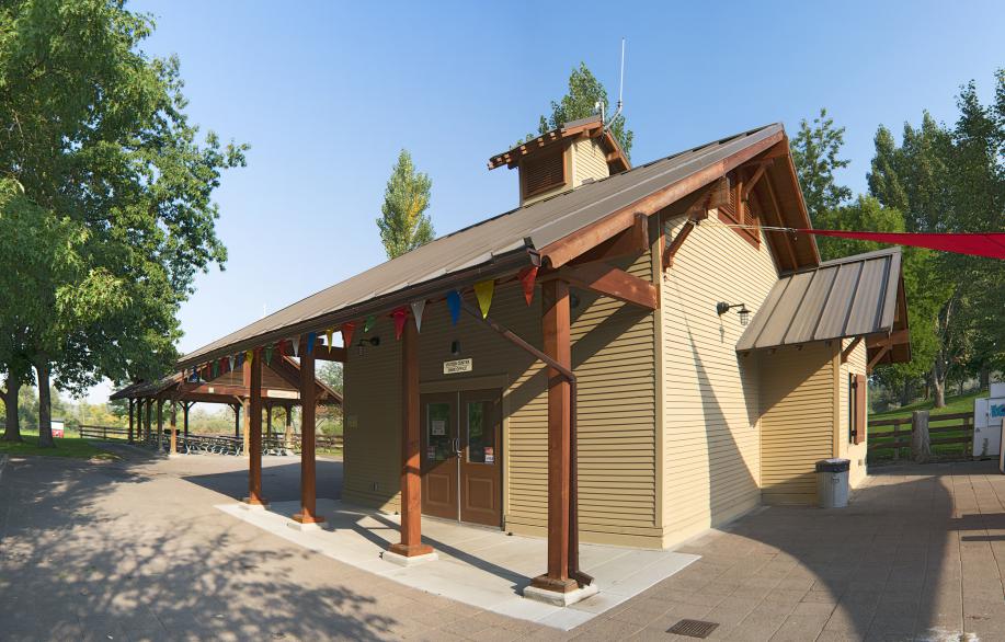 Visitor Center at Eagle Island State Park