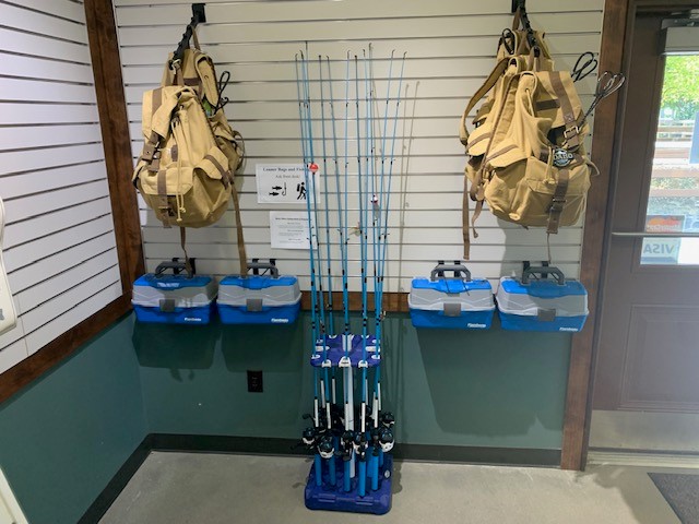 Loaner Fishing Rod Display