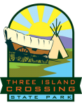 Three Island Crossing State Park logo