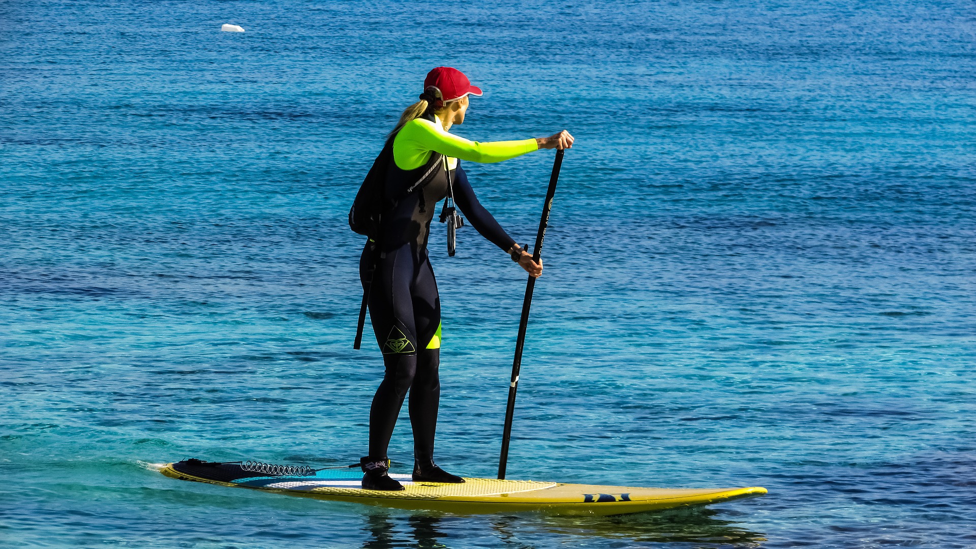 Challenge yourself on a paddleboard