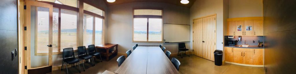 panoramic of the conference room interior